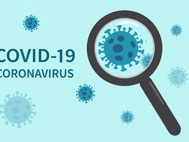 The coronavirus COVID-19 outbreak has spread from China. Coronavirus cell. Vector illustration