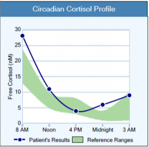 Expanded Adrenal Stress Index for Insomnia Lack of Sleep Best Lab Laboratory Tests Testing for Saliva Salivary Cortisol Levels