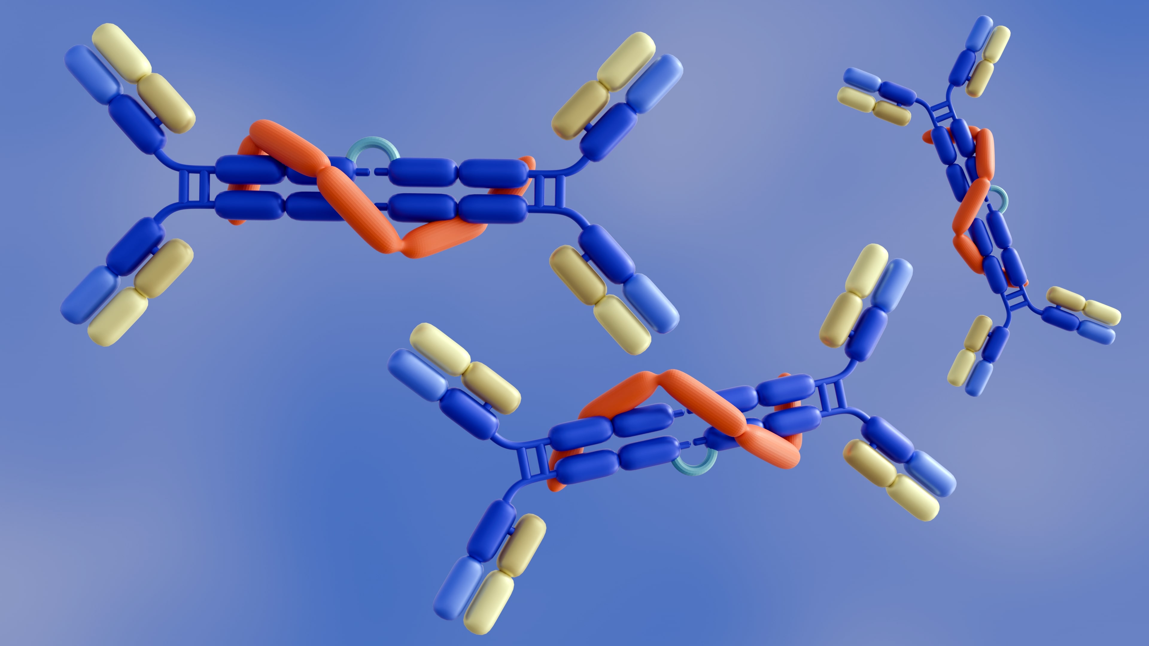 Secretory immunoglobulin A or IgA molecules with secretory protein sIgA